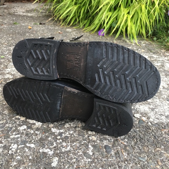 Frye Tall Veronica Black Back Zipper - Picture 7 of 8